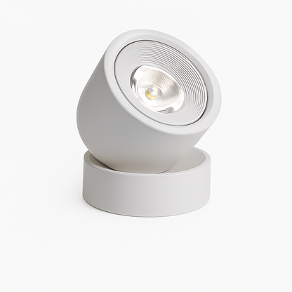 Adjustable Surface Mount LED Spotlight – 7W COB Ceiling Accent Light with 360° Rotation for Home & Commercial Use