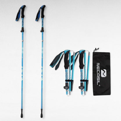 Collapsible Hiking Poles with Quick-Lock System – Lightweight Aluminum Trekking Sticks for Men & Women