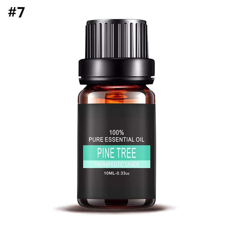 Aromatherapy Essential Oil Set – 100% Pure Plant Extracts for Diffusers, Massage & Relaxation – 0.34 fl oz Bottles