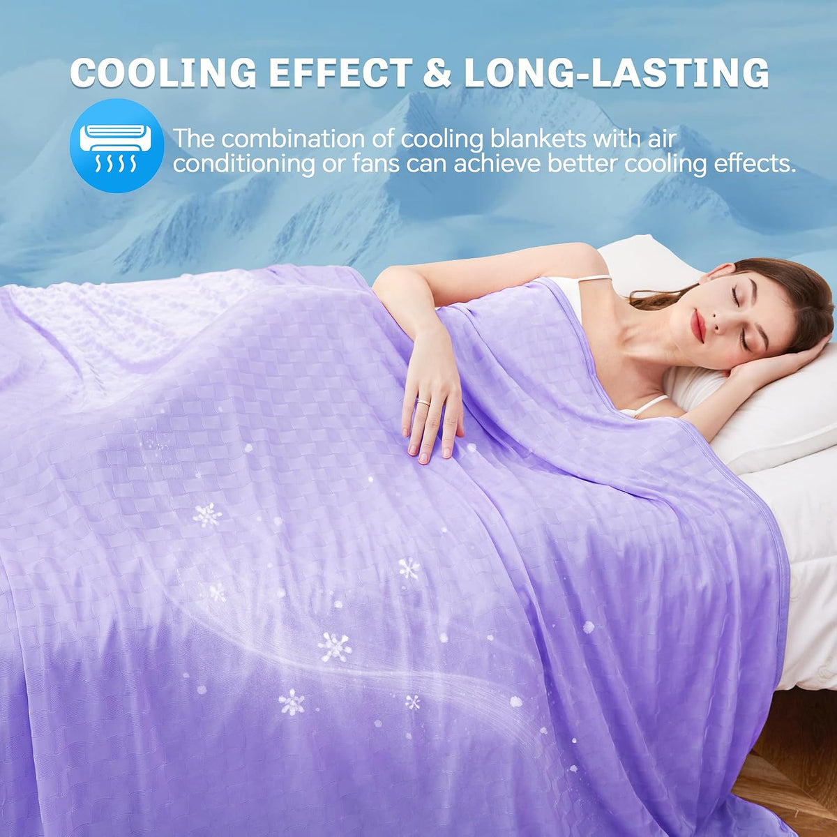 Chill Comfort | Cooling Summer Blanket with Double-Sided Cold Effect | Breathable & Lightweight for Hot Sleepers