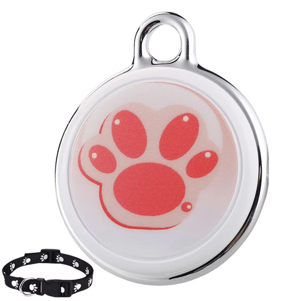 Bluetooth Cat Locator Tag with GPS Positioning and Sound Alert for Indoor & Outdoor Felines