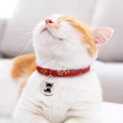 Bluetooth Cat Locator Tag with GPS Positioning and Sound Alert for Indoor & Outdoor Felines