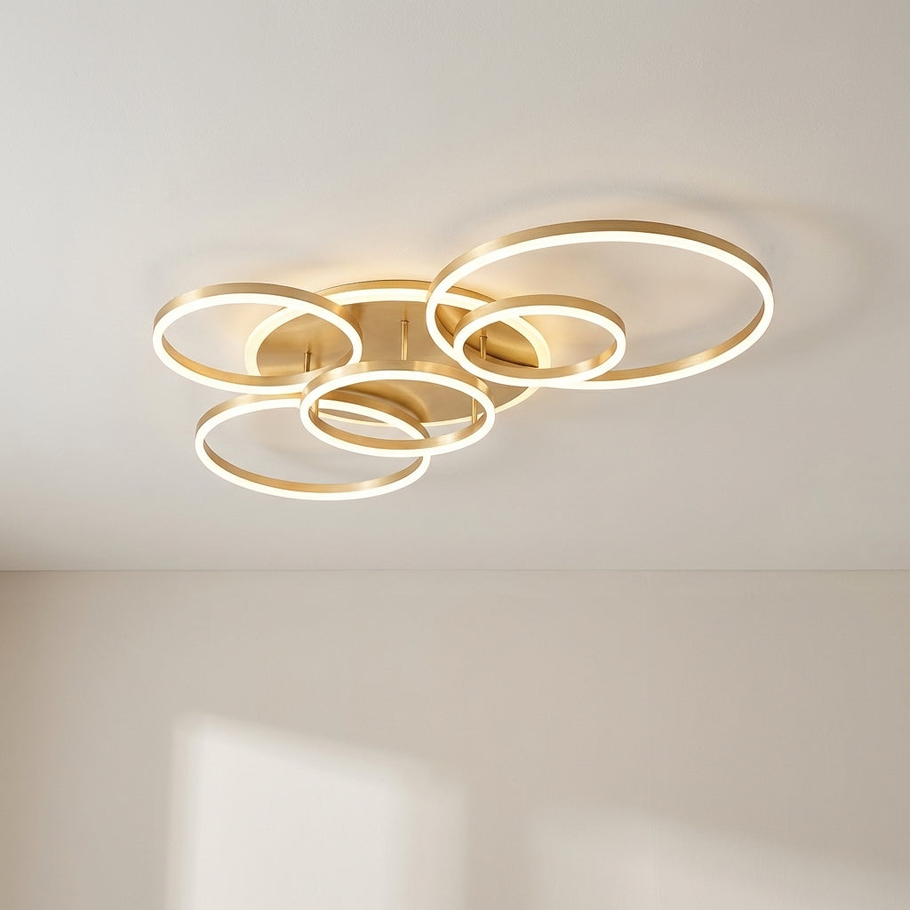 Modern Multi-Light Ceiling Pendant – Adjustable Height LED Chandelier for Dining Room, Bedroom, Reading Nook – Iron & Aluminum Fixture