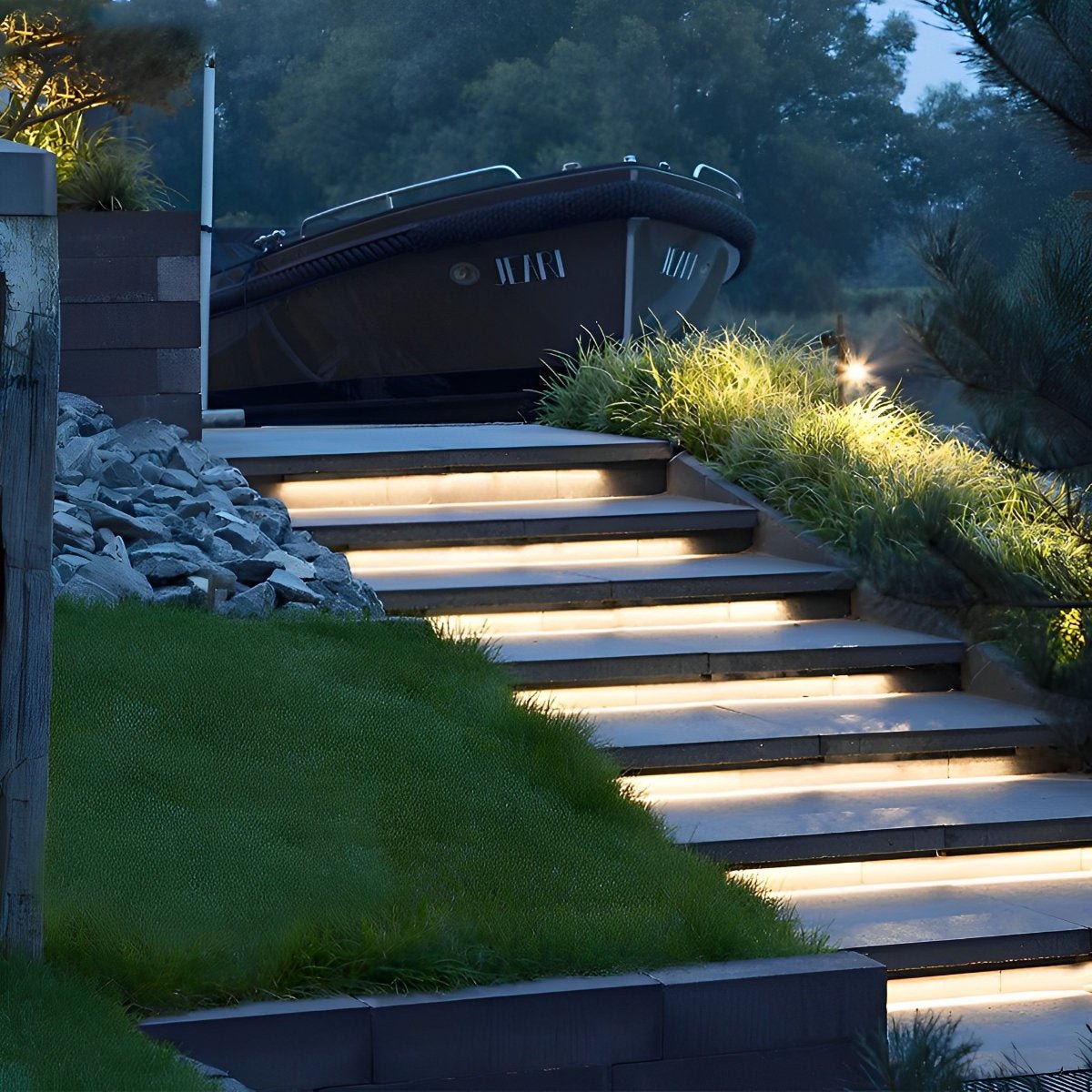 24V LED Strip Light Waterproof, Outdoor LED Strip Light for Recessed Installation, LED Tape Light for Patio Lighting