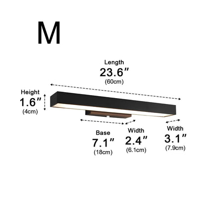 Motion Sensor Outdoor Wall Light Black Stainless Steel LED Sconce for Entrance Porch Doorway Waterproof Modern Exterior Fixture 12.6 in