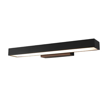 Motion Sensor Outdoor Wall Light Black Stainless Steel LED Sconce for Entrance Porch Doorway Waterproof Modern Exterior Fixture 12.6 in