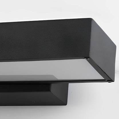 Motion Sensor Outdoor Wall Light Black Stainless Steel LED Sconce for Entrance Porch Doorway Waterproof Modern Exterior Fixture 12.6 in