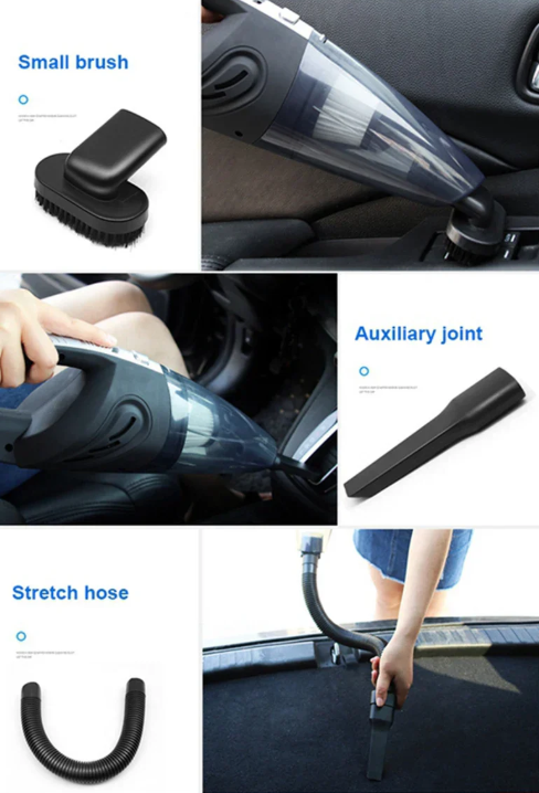 Rechargeable Handheld Vacuum with Cyclonic Suction for Cars, Furniture & Floors – Lightweight Portable Dust Buster for Pet Hair