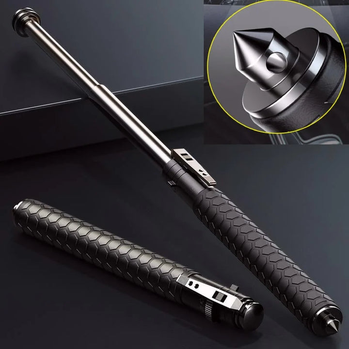 Telescopic Defense Cane with Quick-Release Button for Urban Safety & Trail Hiking