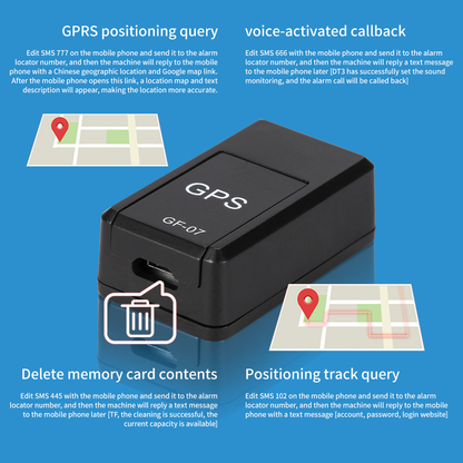 Compact Real-Time Location Tracker with Magnetic Mount for Vehicles & Valuables, Voice Monitoring Device, GSM GPRS Locator