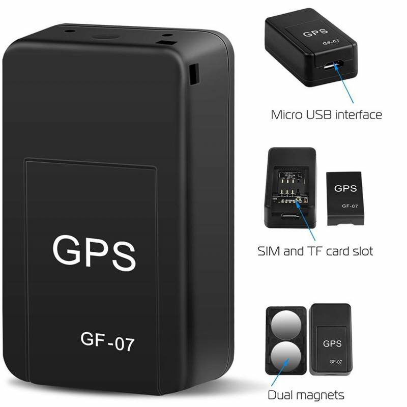 Compact Real-Time Location Tracker with Magnetic Mount for Vehicles & Valuables, Voice Monitoring Device, GSM GPRS Locator