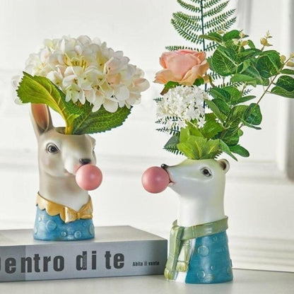 Wild Bubblegum Creature Vase