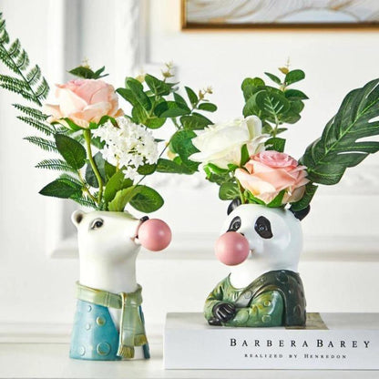 Wild Bubblegum Creature Vase