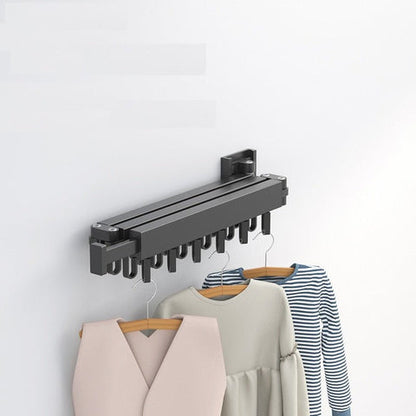 Space Saver | Wall Mounted Clothes Drying Rack with Retractable Design | Space-Saving Solution for Compact Laundry Areas