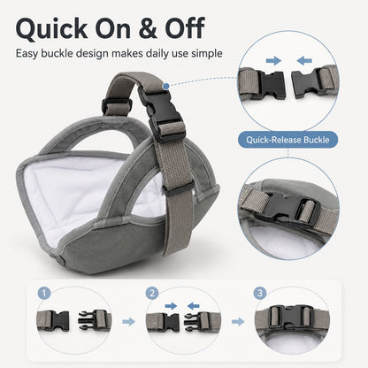 Ortekor Reusable Female Dog Diaper for Heat Cycles - Adjustable Washable Sanitary Pants for Home & Travel