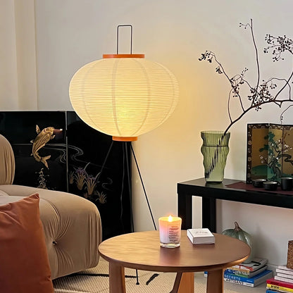 Handcrafted Rice Paper Cloud Floor Lamp Wabi-Sabi Sculptural Design Warm White 3000K LED Standing Light Minimalist Modern Living Room