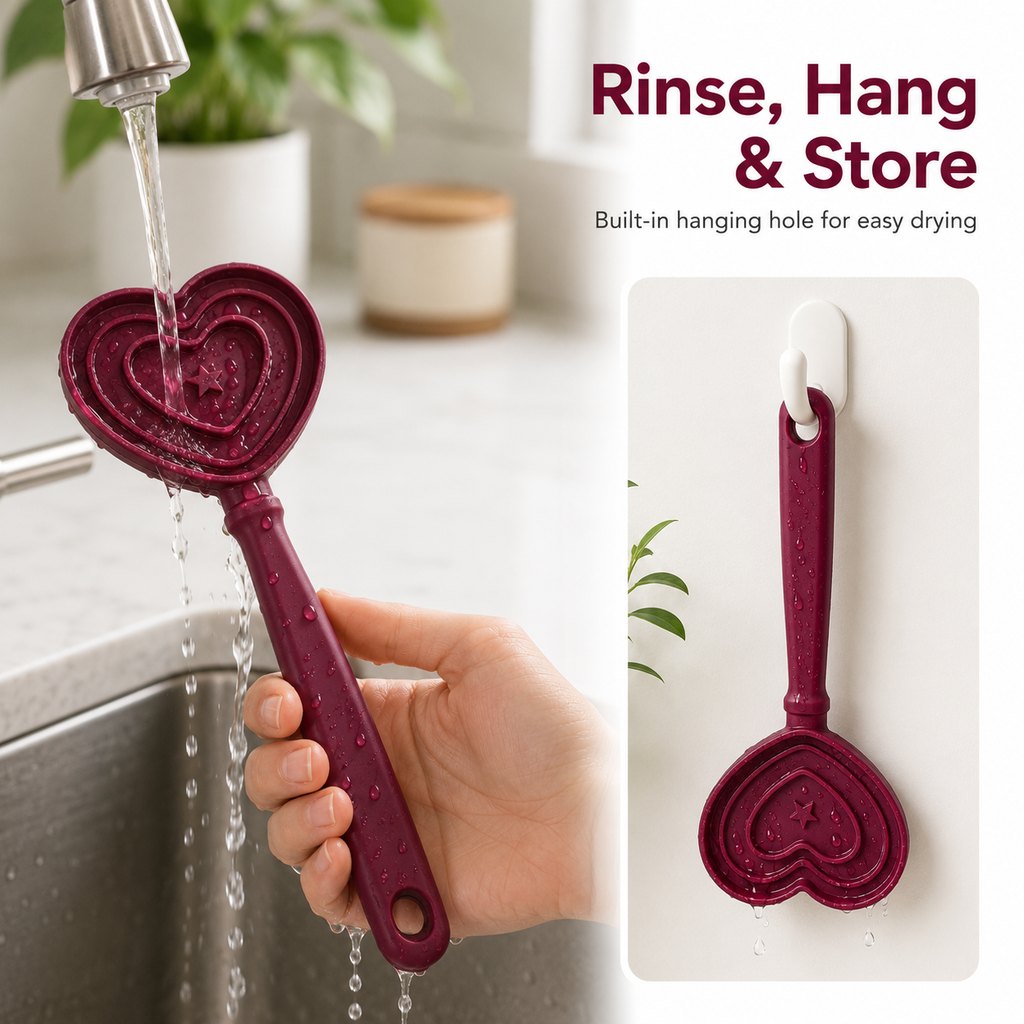 Ortekor Heart Pet Licking Wand for Cats & Dogs - Handheld Soft Treat Feeder for Yogurt, Wet Food & Pumpkin Puree