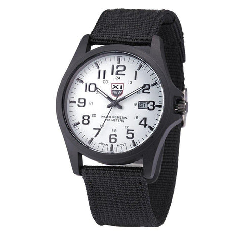 Tactical Military Watch with Shock Resistance & Water-Resistant Design for Outdoor Adventures
