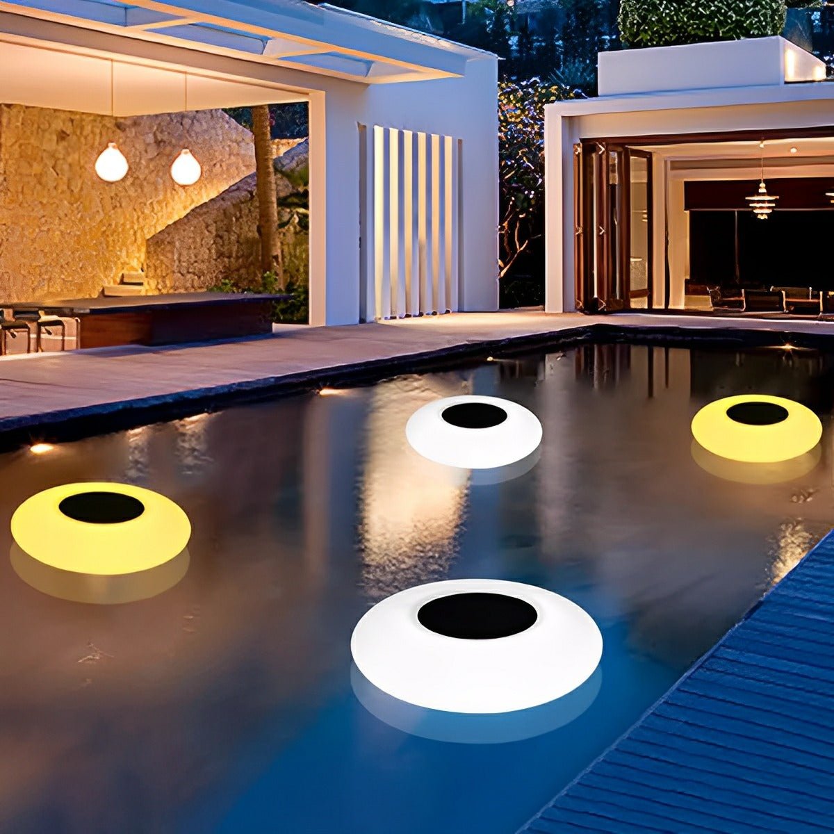 Solar RGB LED Orb Light Waterproof Remote Control 13 Inch Illuminated Sphere for Pool Pond Deck Patio Backyard Water Feature Landscape Ambia