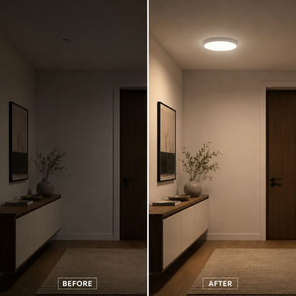 Modern Low-Profile LED Ceiling Light – 8 Vibrant Colors, Multiple Sizes, Dimmable Options for Bedroom, Living Room & Kids Spaces