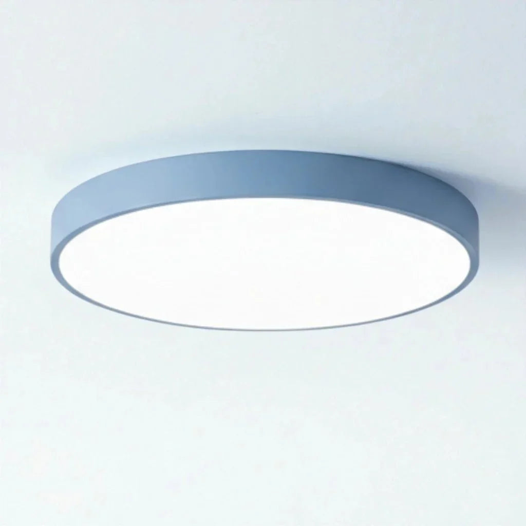 Modern Low-Profile LED Ceiling Light – 8 Vibrant Colors, Multiple Sizes, Dimmable Options for Bedroom, Living Room & Kids Spaces