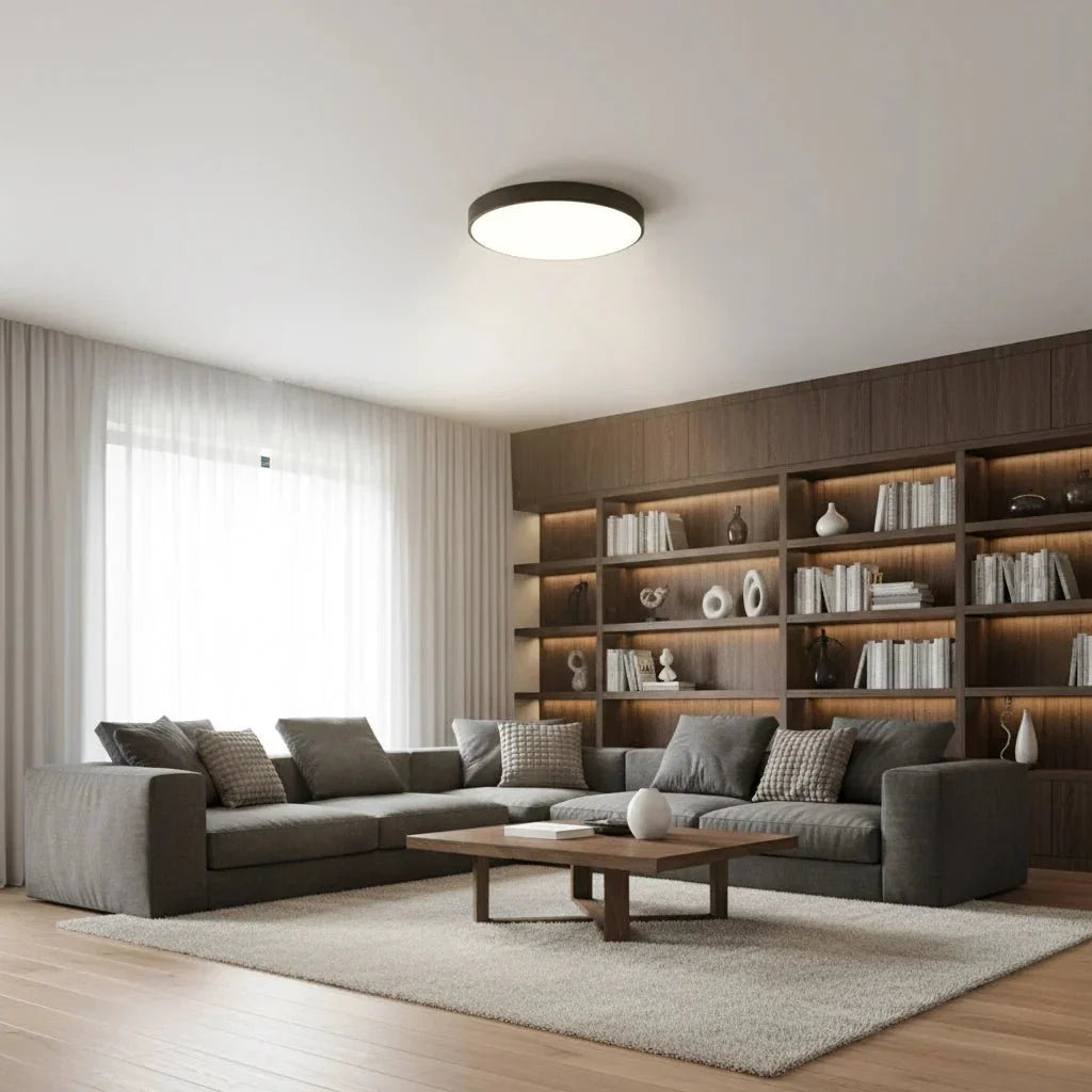 Modern Low-Profile LED Ceiling Light – 8 Vibrant Colors, Multiple Sizes, Dimmable Options for Bedroom, Living Room & Kids Spaces