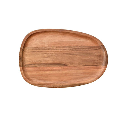 Hardwood Serving Platter Set – Natural Antibacterial Wood Tray for Cheese Boards, Appetizers & Daily Meals | Indoor Dining & Outdoor Picnics
