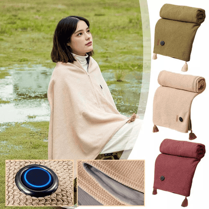COZYEMBER – Heated Throw for Warm Evening Relaxation