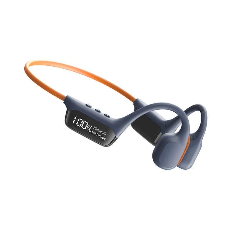 Bone Conduction Headphones Waterproof Swim Music Player 32GB Built-In Wireless Open-Ear Audio for Swimming Pool Diving Running Sports