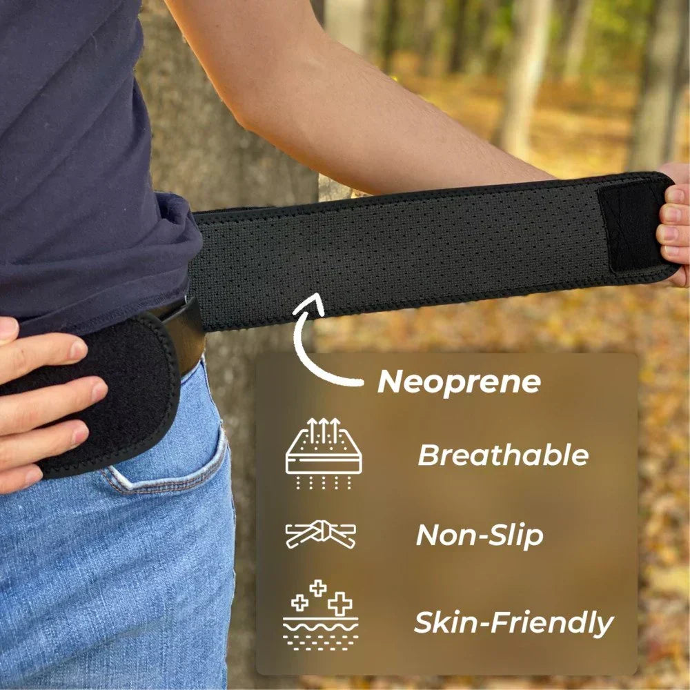 Therapeutic Compression Wrap for Nerve and Lumbar Discomfort Relief – Adjustable Stabilizing Support Brace for Hip and Spine