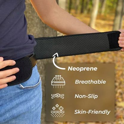 Therapeutic Compression Wrap for Nerve and Lumbar Discomfort Relief – Adjustable Stabilizing Support Brace for Hip and Spine
