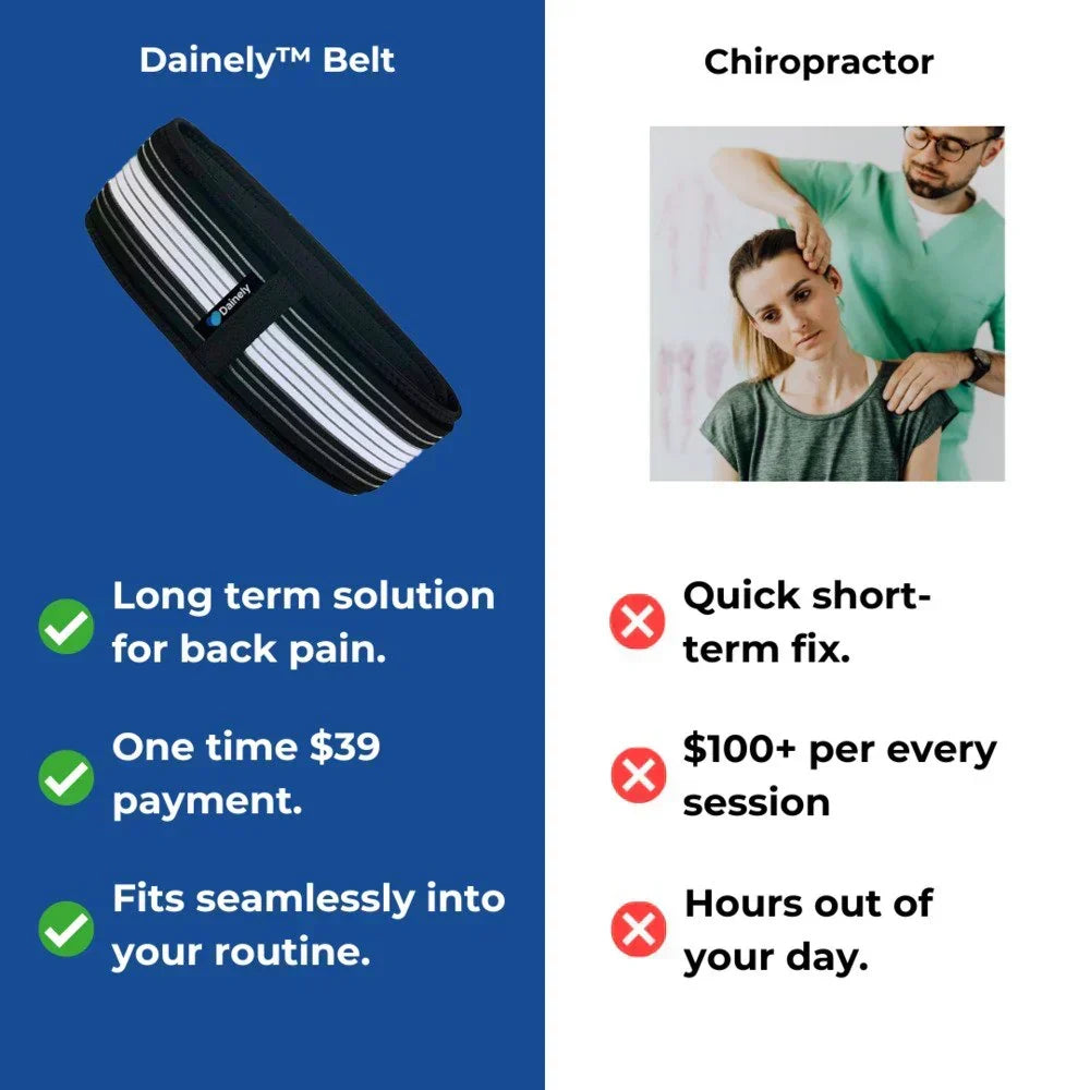 Therapeutic Compression Wrap for Nerve and Lumbar Discomfort Relief – Adjustable Stabilizing Support Brace for Hip and Spine