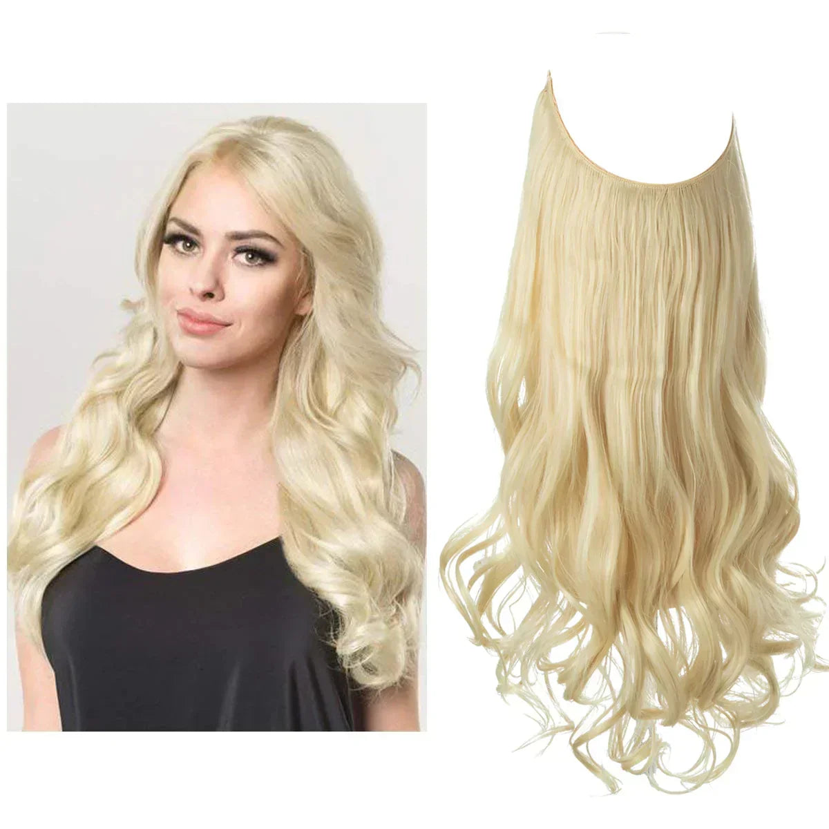 Remy Human Hair Extensions Clip-In Seamless Natural Volume Real Hair Strands Heat Safe Styling Full Ends No Tangle Women's Hair