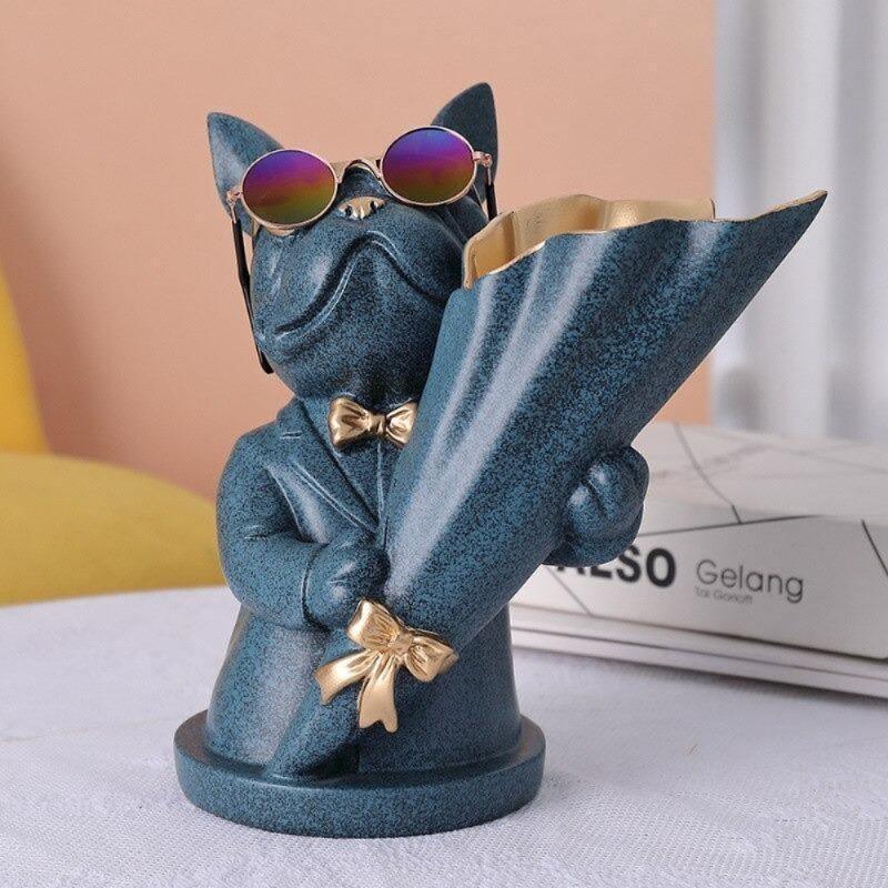 Frenchie Bulldog Woof Vase