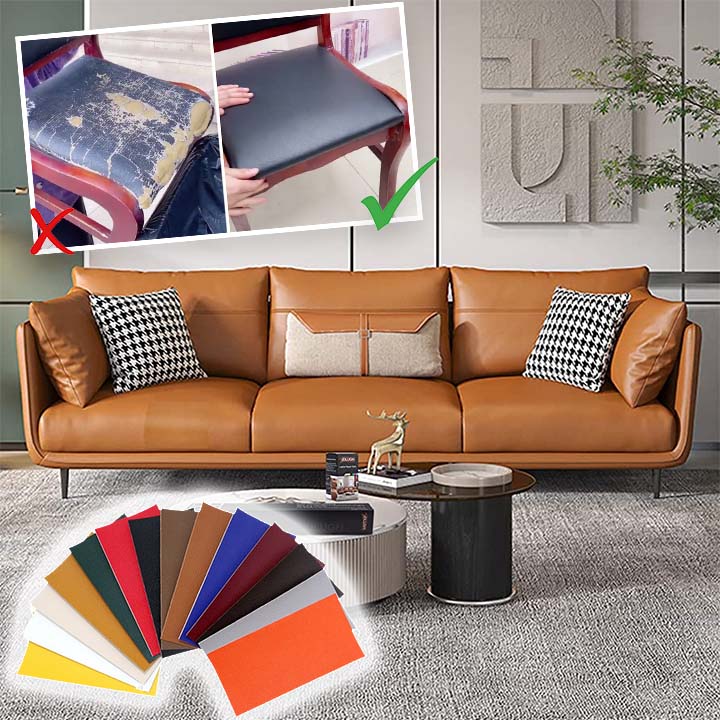 Self-Adhesive Leather Patch | 50x138cm Durable Repair Solution for Quick Fixes