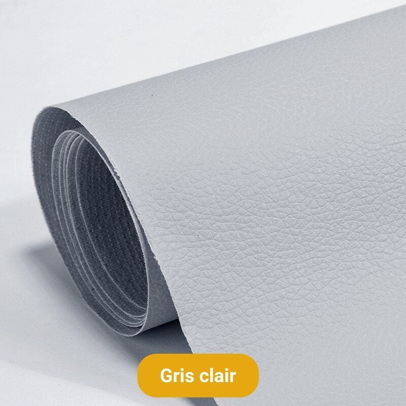 Self-Adhesive Leather Repair Patch for Furniture & Car Seats – 20x54 Inch Fix-It Sheet for Sofas Jackets Bags – Peel-and-Stick Upholstery