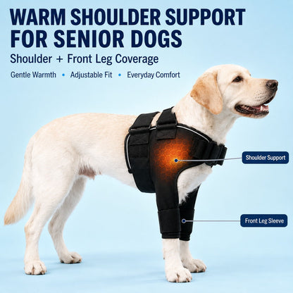 Ortekor Senior Dog Shoulder & Front Leg Support Brace for Cold Walks & Daily Comfort
