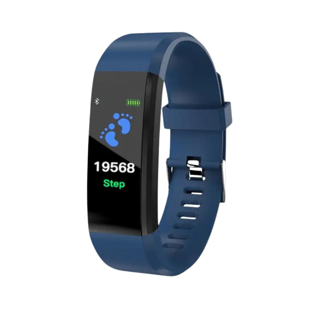 Health Monitoring Smartwatch for Seniors with Heart Rate & Blood Pressure Tracker