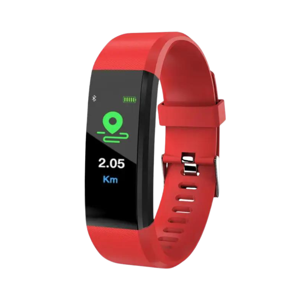 Health Monitoring Smartwatch for Seniors with Heart Rate & Blood Pressure Tracker
