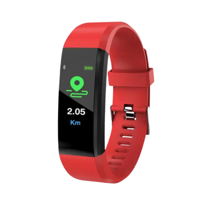 Health Monitoring Smartwatch for Seniors with Heart Rate & Blood Pressure Tracker