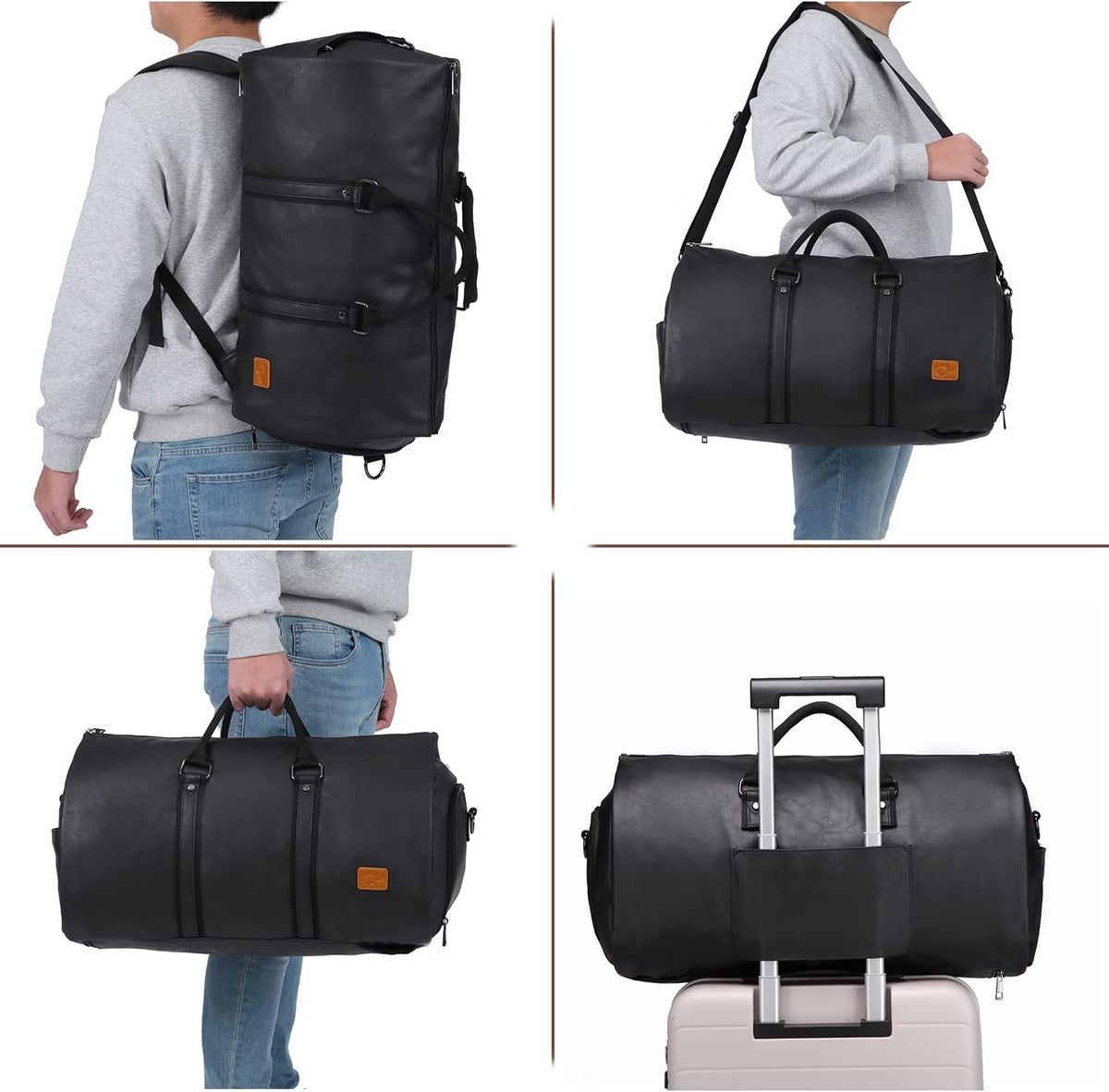 Convertible Travel Duffel Bag with Waterproof Design | Versatile Garment Carrier for Wrinkle-Free Packing
