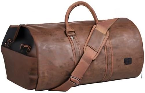 Hanging Suit Bag with Shoe Compartment – 2-in-1 Waterproof Travel Duffel for Business Trips and Weekends
