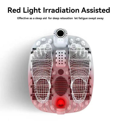 Heated Triple-Action Foot Spa (Rollers, Bubbles & Infrared)