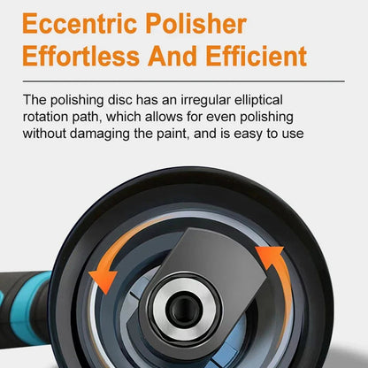 Cordless Dual-Action Auto Buffer with 8-Speed Control & Digital Display for Scratch Removal