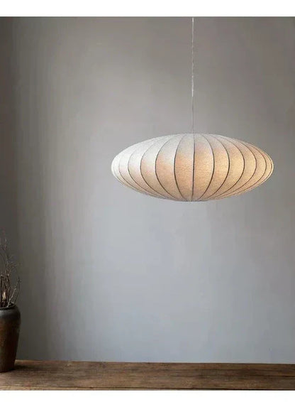 Crystal Chandelier with Fabric Shades and Crown Detail for Dining Room, Bedroom, Living Room, Entryway – Elegant Pendant Lighting with Decor