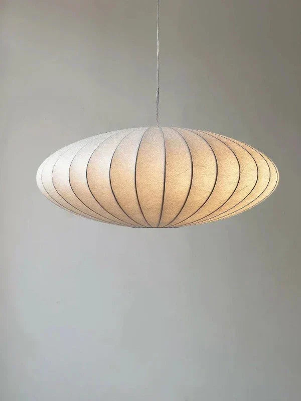 Chandelier with Fabric Shades and Crystal Accents for Dining Room, Bedroom, Living Room | Elegant Hanging Light Fixture with Multi-Tier Desi