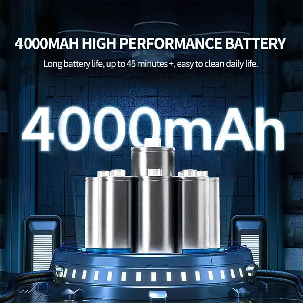 Handheld Rechargeable Vacuum Cleaner for Car & Home – Wireless Portable Dust Buster with Powerful Motor & Accessories