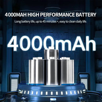 Handheld Rechargeable Vacuum Cleaner for Car & Home – Wireless Portable Dust Buster with Powerful Motor & Accessories