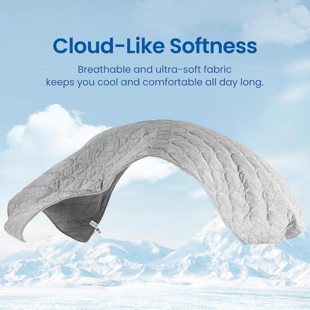 Ortekor Cozy | Cooling Dual-Sided Blanket for Hot Sleepers with Soft Breathable Fabric | Lightweight Throw for Comfortable Sleep
