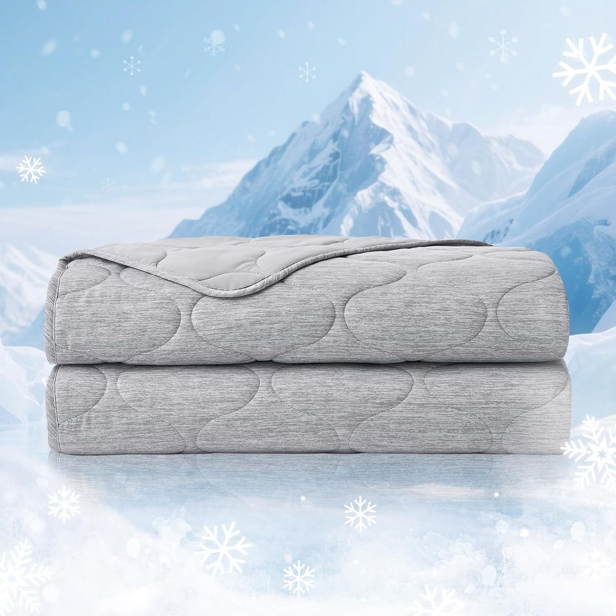 Ortekor Cozy | Cooling Dual-Sided Blanket for Hot Sleepers with Soft Breathable Fabric | Lightweight Throw for Comfortable Sleep
